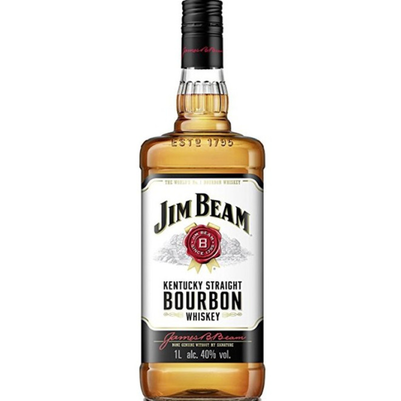 Джим Бім Уайт (Jim Bеam White Strаіght Bourbоn) 1л